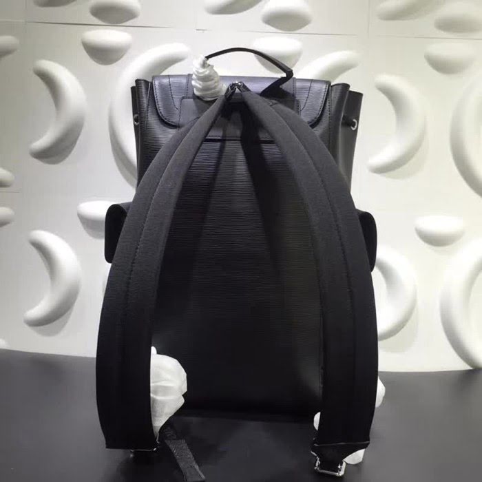 路易威登LV頂級原單M41709黑色 LV Supreme重磅推出 Christopher 小號雙肩包 YDH2240
